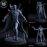The Noble Vampire Miniature | Full Set All Models - Tabletop RPG & D&D miniature. Perfect for wargaming & collectors