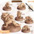 The Raccoon Companion Miniature | Bare A - Tabletop RPG & D&D miniature. Perfect for wargaming & collectors