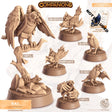 The Raven Companion Miniature | Bare A - Tabletop RPG & D&D miniature. Perfect for wargaming & collectors