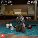The Skeleton Wizard Miniature | C - Tabletop RPG & D&D miniature. Perfect for wargaming & collectors