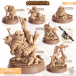 The Sloth Companion Miniature | Bare A - Tabletop RPG & D&D miniature. Perfect for wargaming & collectors