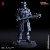 The Torn undead Prince, The Shadow Sister Miniature | The Torn Prince - Tabletop RPG & D&D miniature. Perfect for wargaming & collectors