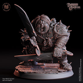 The Walking Doll, The undead Cleric Miniature | The Walking Doll - Tabletop RPG & D&D miniature. Perfect for wargaming & collectors