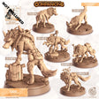 The Wolf Companion Miniature | Archer A - Tabletop RPG & D&D miniature. Perfect for wargaming & collectors