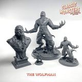 The Wolfman Miniature | The Wolfman - Tabletop RPG & D&D miniature. Perfect for wargaming & collectors