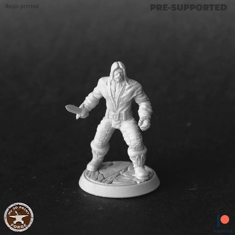 Thief Or Bandit Miniature | A - Tabletop RPG & D&D miniature. Perfect for wargaming & collectors