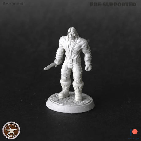 Thief Or Bandit Miniature | B - Tabletop RPG & D&D miniature. Perfect for wargaming & collectors