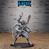 Three Heads Oni Miniature | B - Tabletop RPG & D&D miniature. Perfect for wargaming & collectors