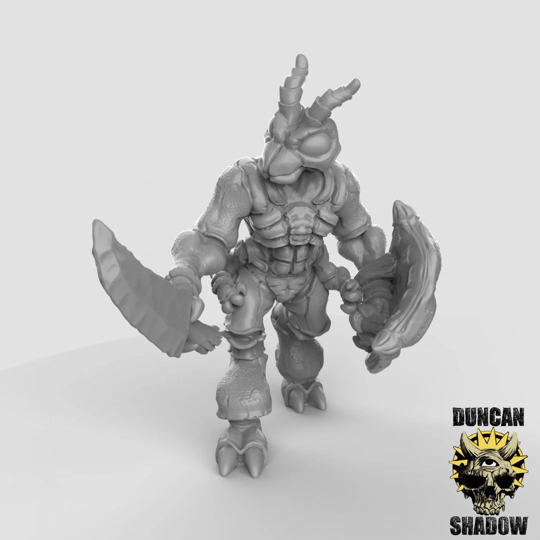 Thri Kreen BugFolk Miniature | A - Tabletop RPG & D&D miniature. Perfect for wargaming & collectors