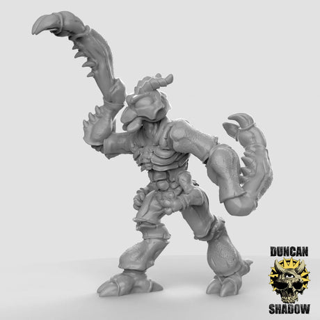 Thri Kreen Miniature | A - Tabletop RPG & D&D miniature. Perfect for wargaming & collectors