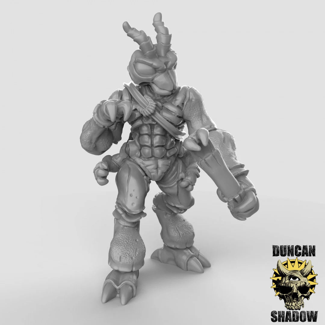 Thri Kreen Miniature bowmen | A - Tabletop RPG & D&D miniature. Perfect for wargaming & collectors