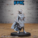 Tiefling Assassin Miniature | A - Tabletop RPG & D&D miniature. Perfect for wargaming & collectors