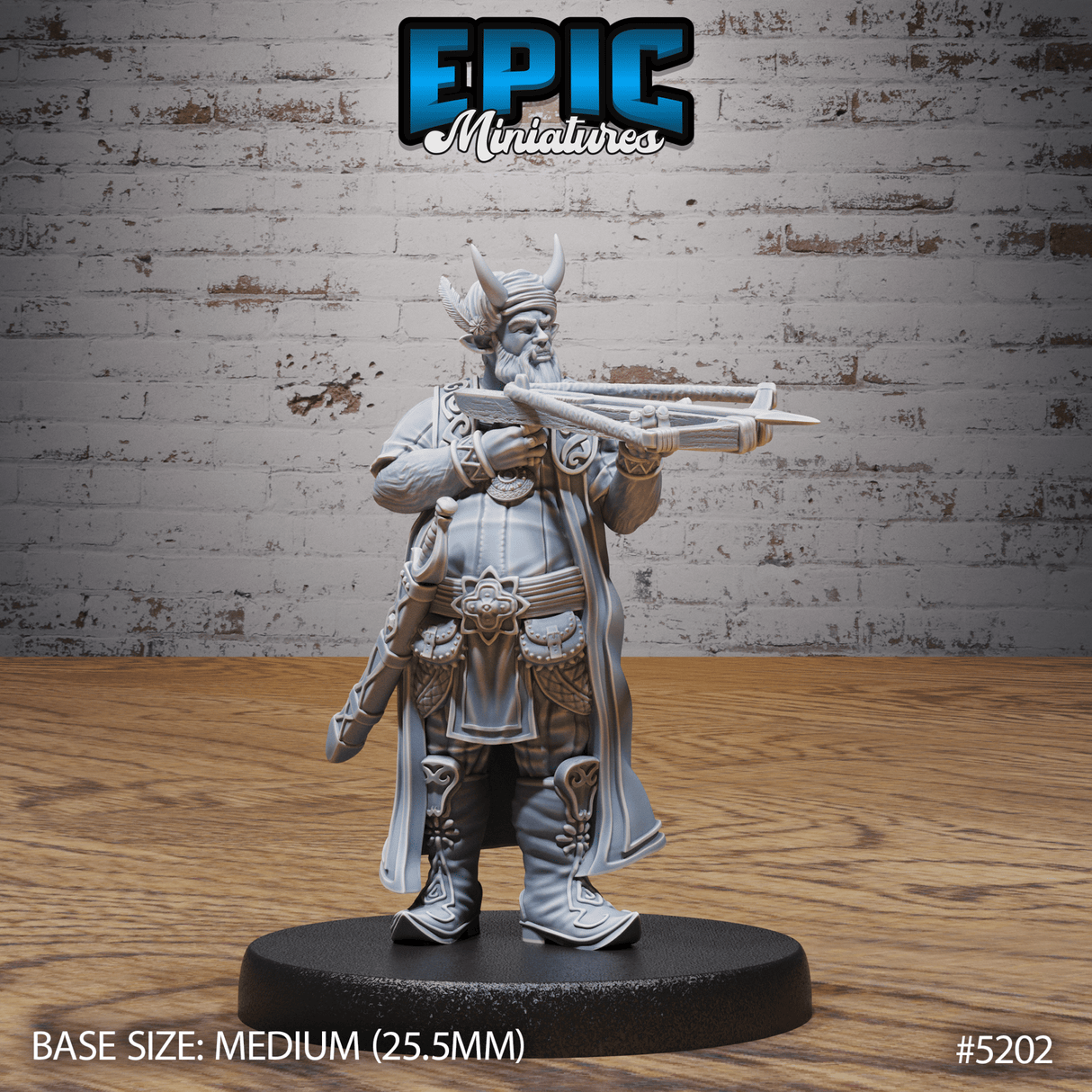 Tiefling Merchant Miniature | B - Tabletop RPG & D&D miniature. Perfect for wargaming & collectors