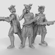 Tiefling Pirate Set 2 Miniature | Set of 3 - Tabletop RPG & D&D miniature. Perfect for wargaming & collectors