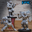 Tiger Folk Adventurer Miniature | Full Set All Models - Tabletop RPG & D&D miniature. Perfect for wargaming & collectors