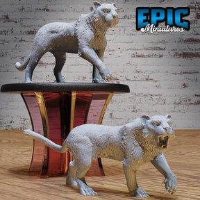 Tiger Miniature | Full Set All Models - Tabletop RPG & D&D miniature. Perfect for wargaming & collectors