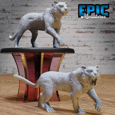 Tiger Miniature | Full Set All Models - Tabletop RPG & D&D miniature. Perfect for wargaming & collectors