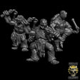 Tortles with Nunchucks Miniature | Set of 3 - Tabletop RPG & D&D miniature. Perfect for wargaming & collectors