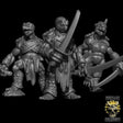 Tortles with Swords Miniature | Set of 3 - Tabletop RPG & D&D miniature. Perfect for wargaming & collectors