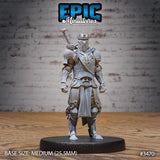 Tower Knight, Paladin Knight, Holy Warrior Miniature | 3470 - Tabletop RPG & D&D miniature. Perfect for wargaming & collectors
