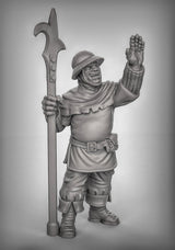Town Folk Guards Miniature | Left - Tabletop RPG & D&D miniature. Perfect for wargaming & collectors