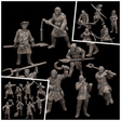 Town Folk Set 3 Miniature | 28mm - Tabletop RPG & D&D miniature. Perfect for wargaming & collectors