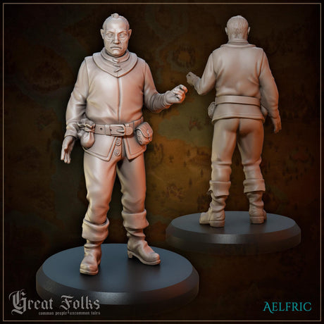 Town Folk Set 1 Miniature | Townsfolk 1 - Tabletop RPG & D&D miniature. Perfect for wargaming & collectors
