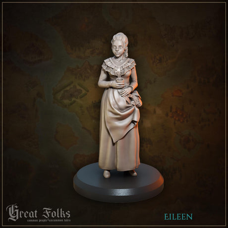 Town Folk Set 1 Miniature | Townsfolk 5 - Tabletop RPG & D&D miniature. Perfect for wargaming & collectors