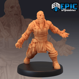 Town Folk Undead Miniature | B - Tabletop RPG & D&D miniature. Perfect for wargaming & collectors