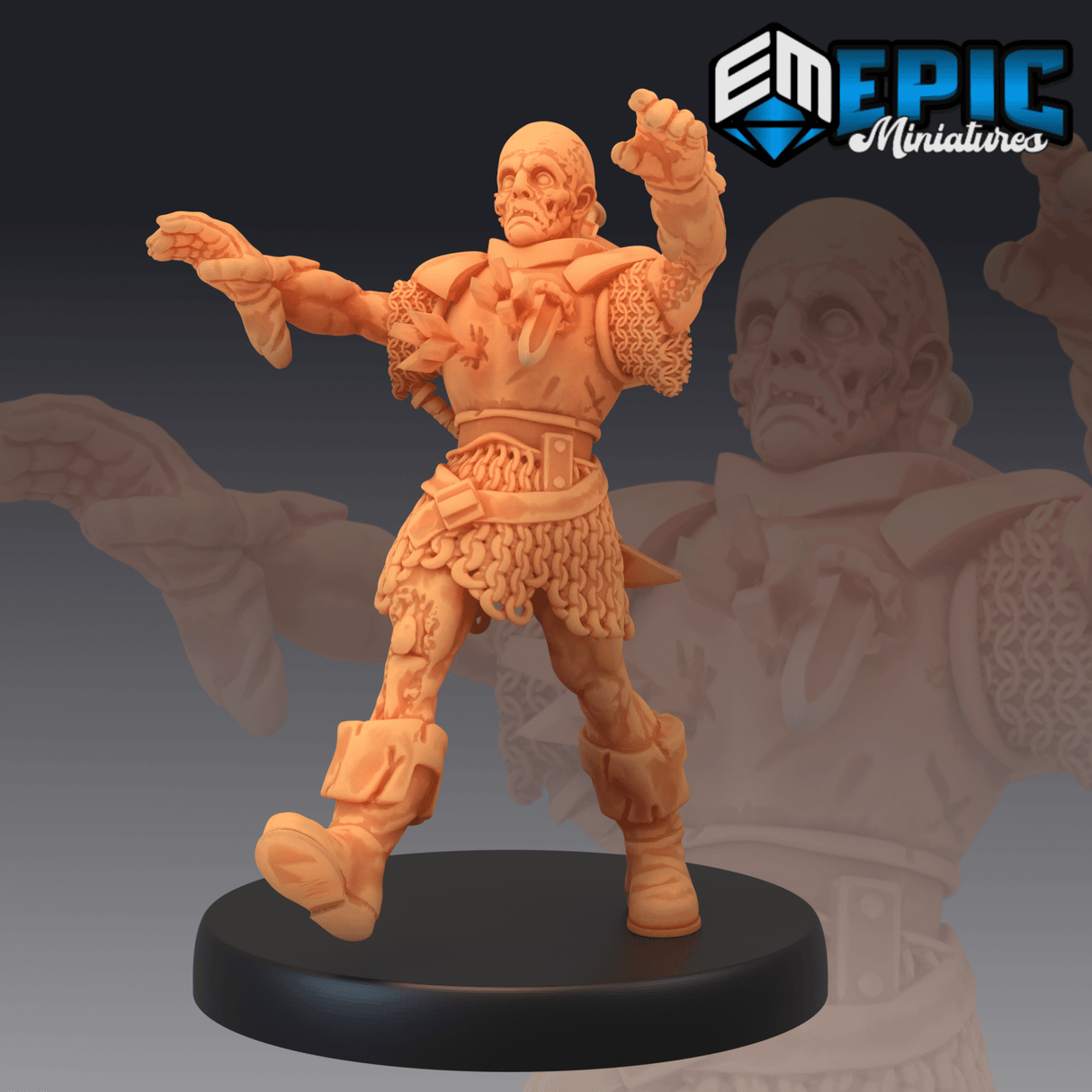 Town Folk Undead Miniature | C - Tabletop RPG & D&D miniature. Perfect for wargaming & collectors