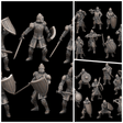 Town Guard Miniature | 28mm - Tabletop RPG & D&D miniature. Perfect for wargaming & collectors