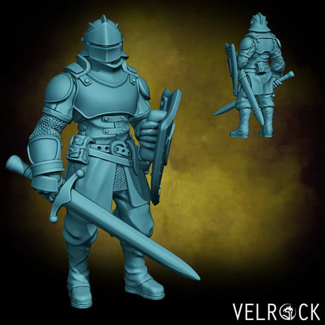 Town Guards Guard Miniature | E - Tabletop RPG & D&D miniature. Perfect for wargaming & collectors