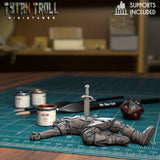 Town Guards Guard 3 Miniature | E - Tabletop RPG & D&D miniature. Perfect for wargaming & collectors