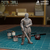 Town Guards Guard 4 Miniature | E - Tabletop RPG & D&D miniature. Perfect for wargaming & collectors