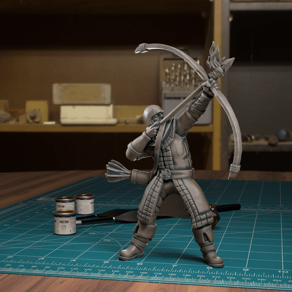 Town Guards Miniature - F - 28mm