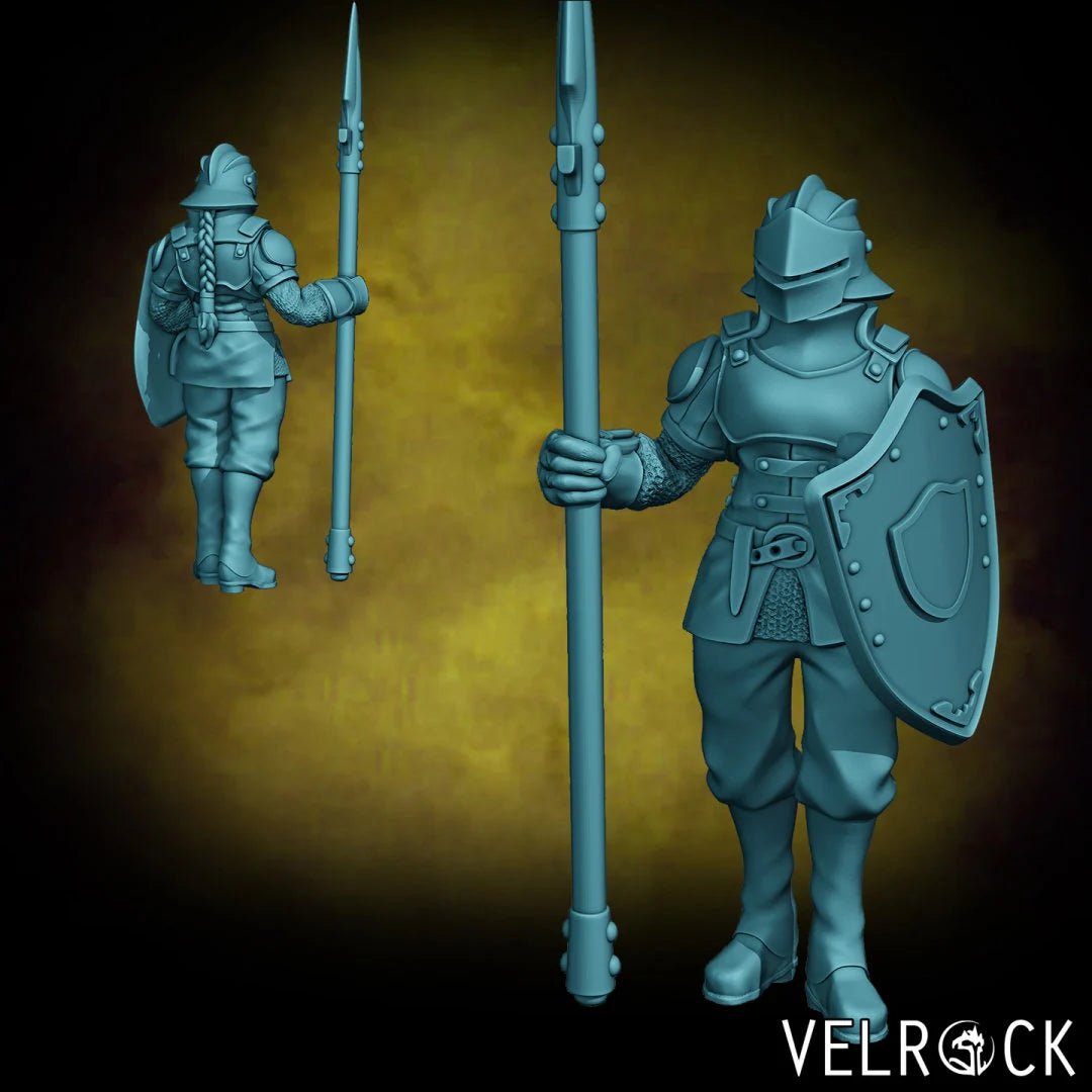 Town Guards Miniature - F - 28mm