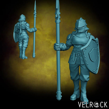 Town Guards Guard Miniature | D - Tabletop RPG & D&D miniature. Perfect for wargaming & collectors