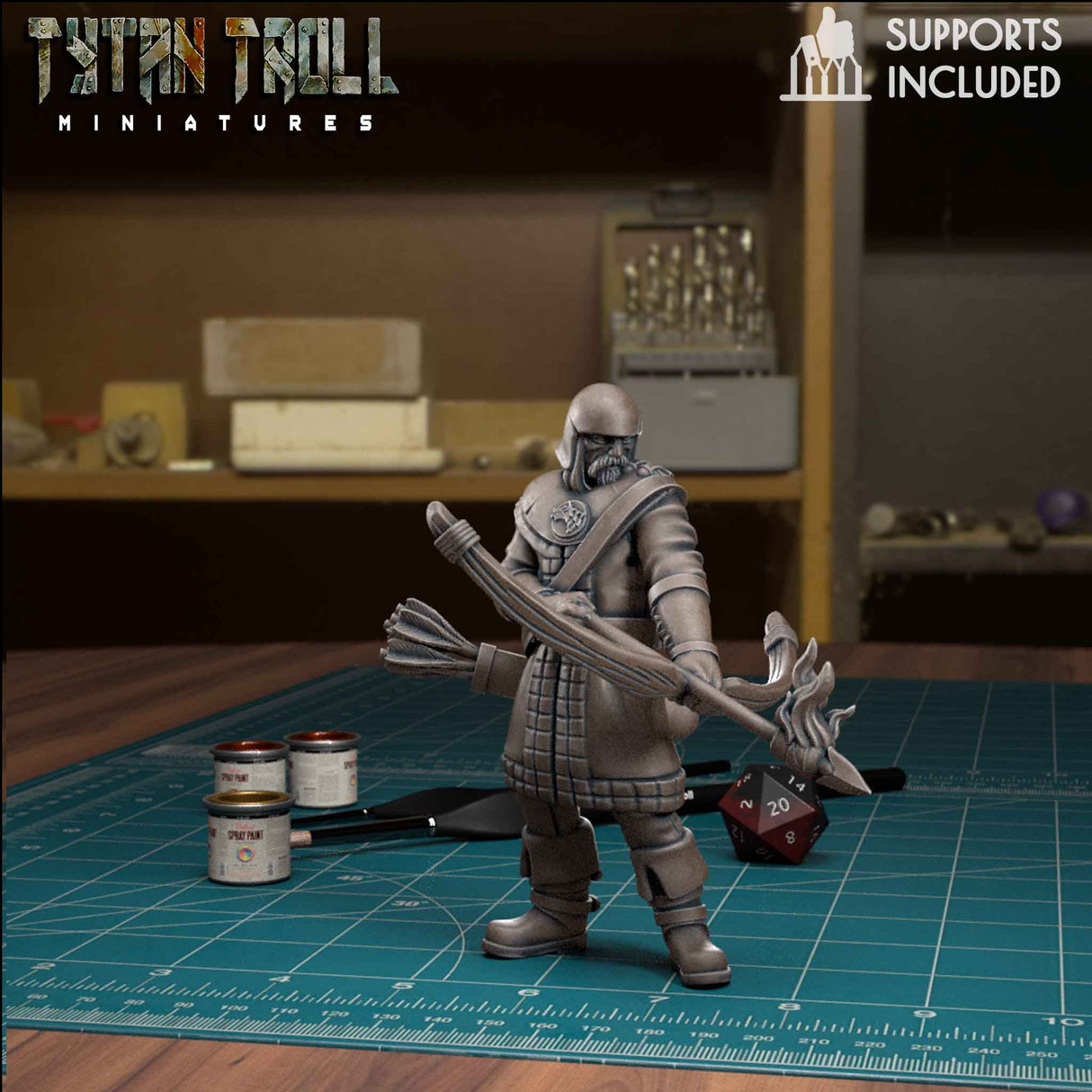 Town Guards Guard 5 Miniature | G - Tabletop RPG & D&D miniature. Perfect for wargaming & collectors