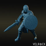 Town Guards Guard Desert Miniature | H - Tabletop RPG & D&D miniature. Perfect for wargaming & collectors