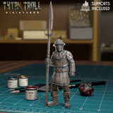 Town Guards Guard 3 Miniature | J - Tabletop RPG & D&D miniature. Perfect for wargaming & collectors