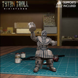 Town Guards Guard 5 Miniature | K - Tabletop RPG & D&D miniature. Perfect for wargaming & collectors