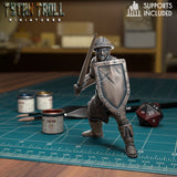 Town Guards Guard 3 Miniature | L - Tabletop RPG & D&D miniature. Perfect for wargaming & collectors