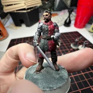 Town Guards Miniature - Set of 9 - 28mm