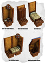 Town Tiles Furniture, Bath, Bed & Ladder Pack (MT1 105 to MT1 109) | Set of 5 - Tabletop RPG & D&D miniature. Perfect for wargaming & collectors