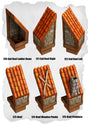 Town Tiles Rooftop Details Pack (MT2 120 to MT2 125) | Set of 6 - Tabletop RPG & D&D miniature. Perfect for wargaming & collectors
