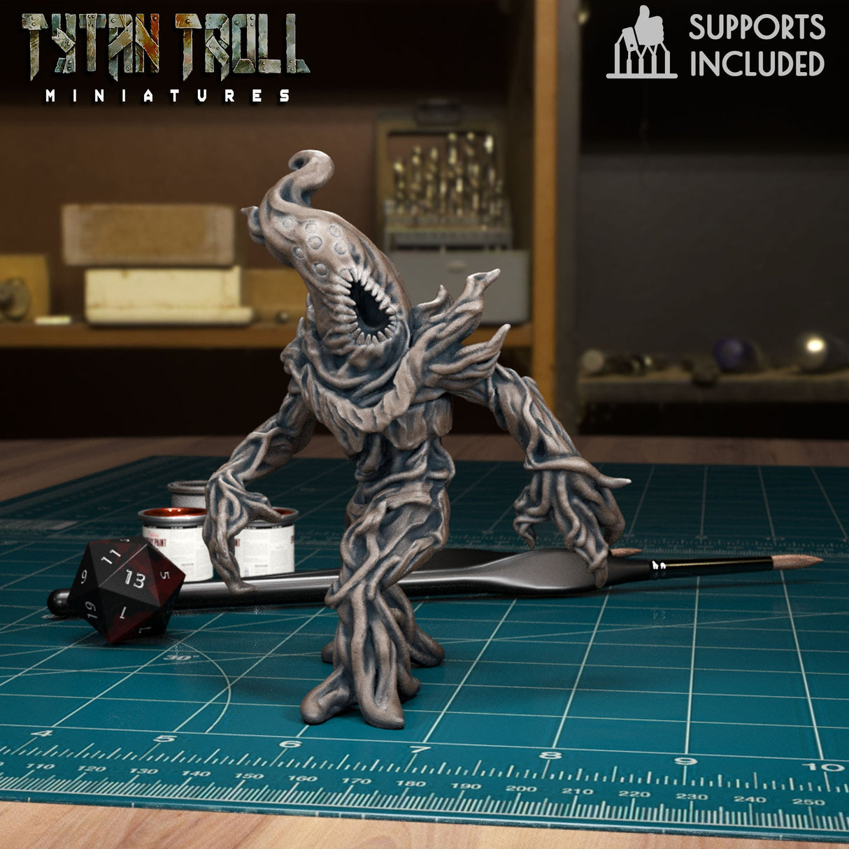 Tree Blight Miniature | B - Tabletop RPG & D&D miniature. Perfect for wargaming & collectors