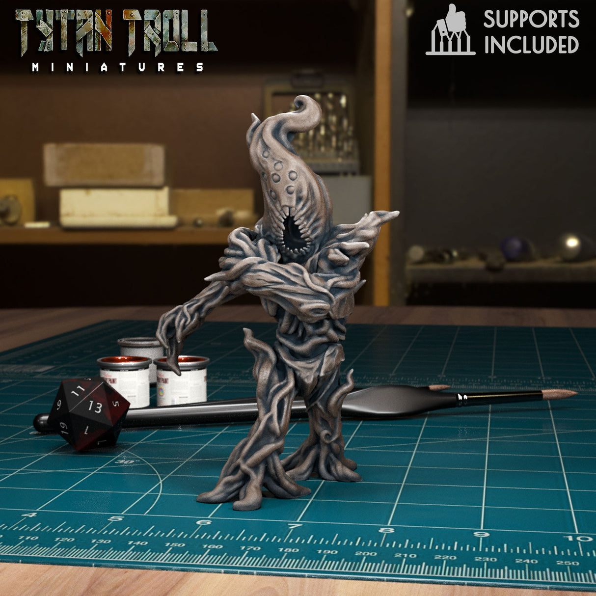 Tree Blight Miniature | H - Tabletop RPG & D&D miniature. Perfect for wargaming & collectors