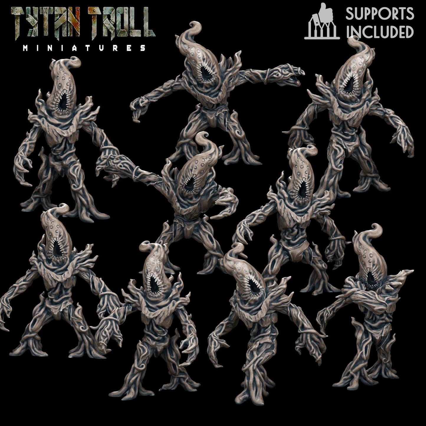 Tree Blight Miniature - Set of 9 - 28mm