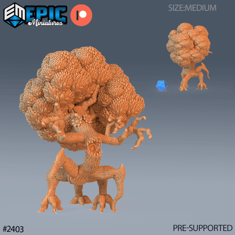 Tree Monster Miniature | B - Tabletop RPG & D&D miniature. Perfect for wargaming & collectors