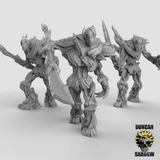 TreeFolk & Dryad Army Miniature | 28mm - Tabletop RPG & D&D miniature. Perfect for wargaming & collectors